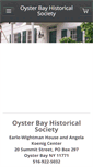 Mobile Screenshot of oysterbayhistorical.org