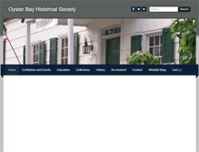 Tablet Screenshot of oysterbayhistorical.org